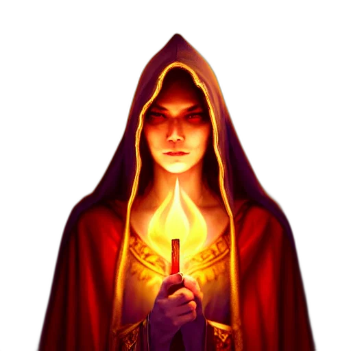 staff, face, sword, jacket transparent PNG cut-out