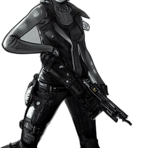 robot, weapon, staff, concept art transparent PNG cut-out
