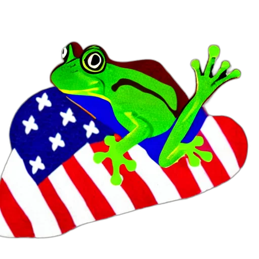 patriotic, italian, frog transparent PNG cut-out