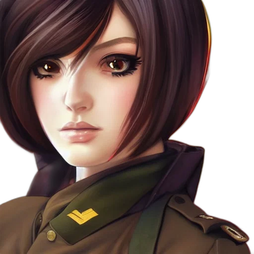 face, staff, jacket, photorealistic transparent PNG cut-out