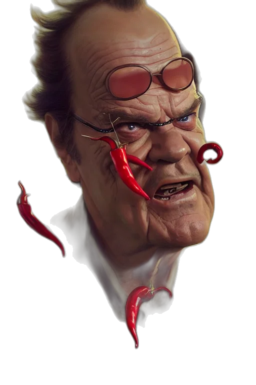 face, staff, concept art, photorealistic transparent PNG cut-out