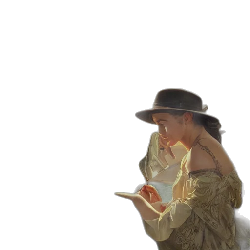 hat, staff, jacket, jewelry transparent PNG cut-out