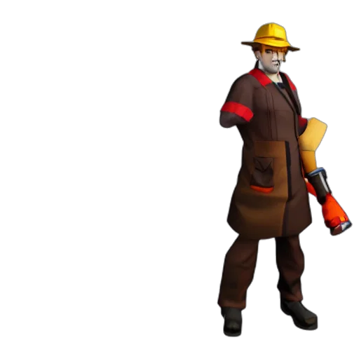 staff, weapon, robot, hat transparent PNG cut-out