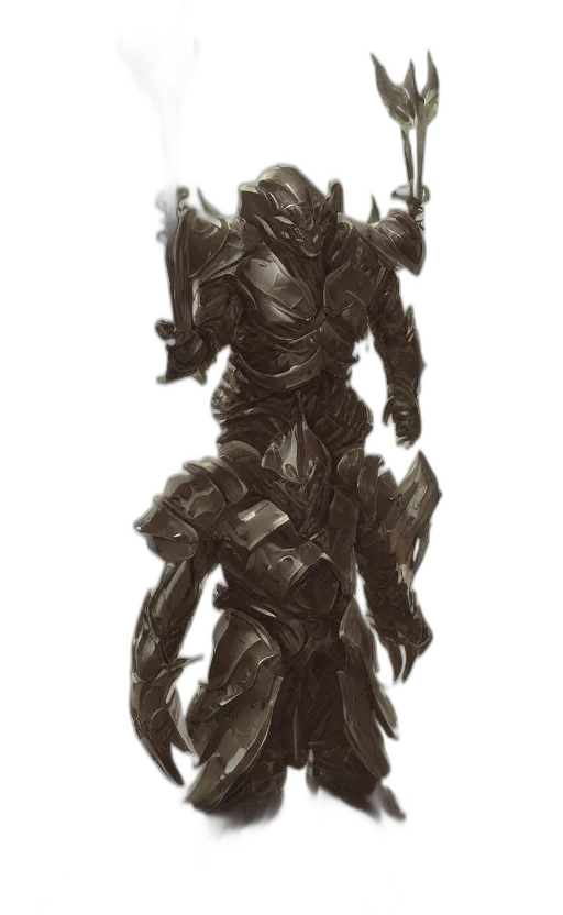 robot, weapon, sword, creature transparent PNG cut-out