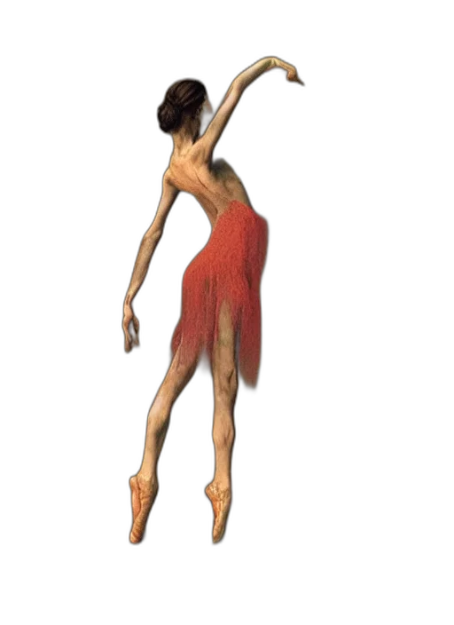dress, staff, hair, creature transparent PNG cut-out