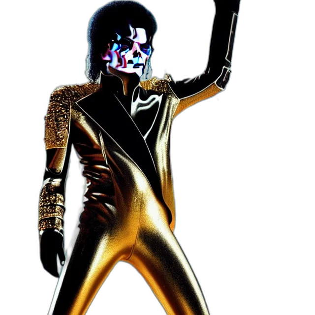 robot, mask, jacket, staff transparent PNG cut-out