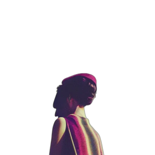 dress, hat, jacket, face transparent PNG cut-out