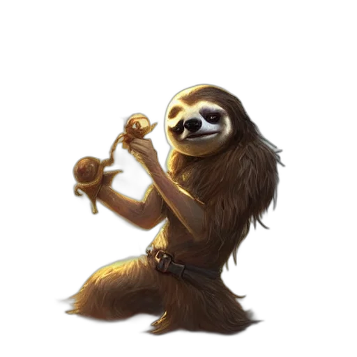 staff, animal, creature, concept art transparent PNG cut-out