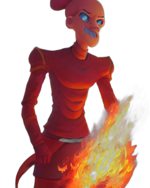 robot, mask, creature, staff transparent PNG cut-out