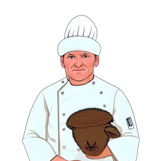 hat, food, staff, hair transparent PNG cut-out