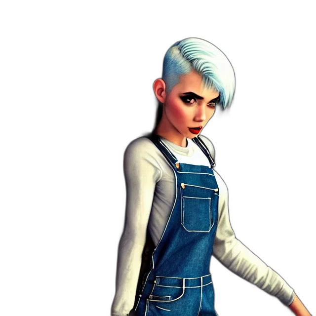 staff, jacket, concept art, 3d render transparent PNG cut-out