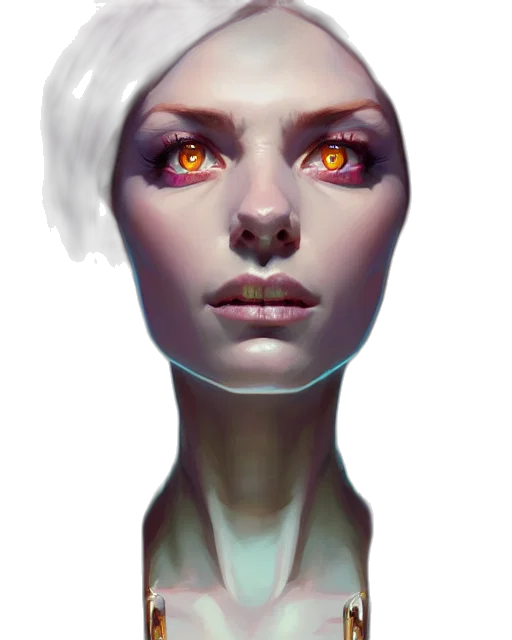 face, robot, mask, creature transparent PNG cut-out