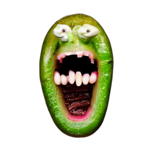 food, face, creature, animal transparent PNG cut-out