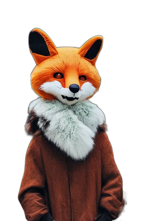 jacket, animal, staff, mask transparent PNG cut-out