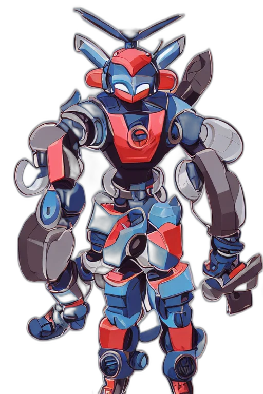 robot, weapon, concept art, pixel art transparent PNG cut-out