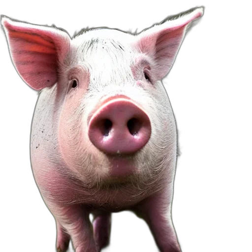 animal, 3d render, photorealistic, happy transparent PNG cut-out