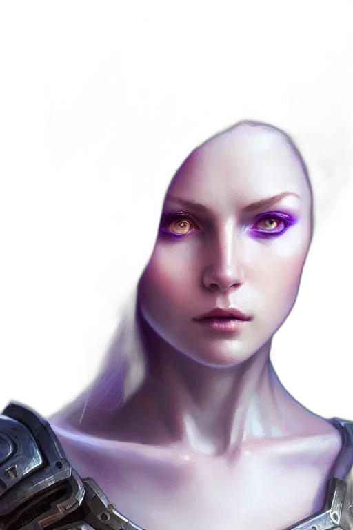 robot, face, mask, fantasy art transparent PNG cut-out