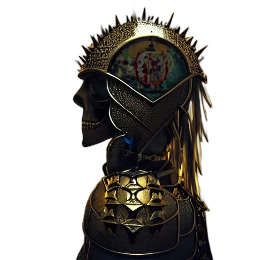 crown, mask, staff, hat transparent PNG cut-out
