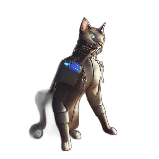 staff, animal, robot, creature transparent PNG cut-out