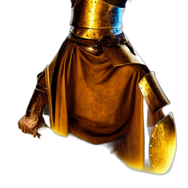 dress, sword, staff, crown transparent PNG cut-out