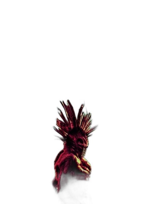 dragon, mask, animal, crown transparent PNG cut-out