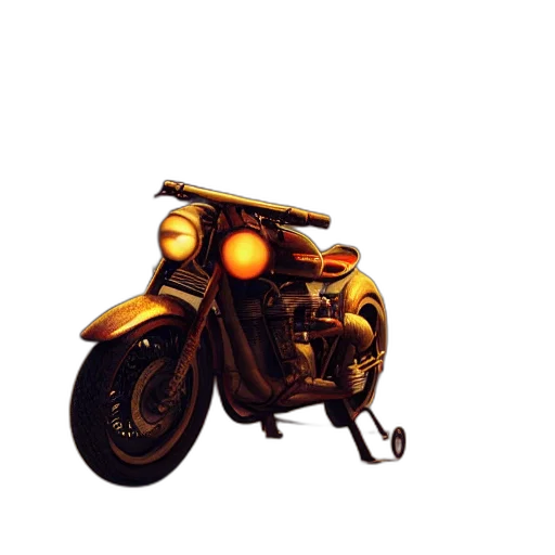 weapon, car, jacket, photorealistic transparent PNG cut-out