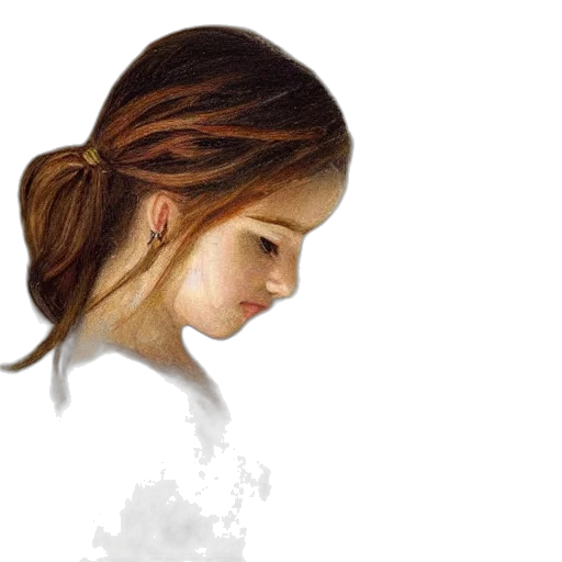 face, mask, hair, dress transparent PNG cut-out