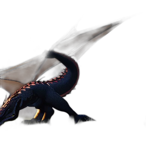 dragon, creature, animal, weapon transparent PNG cut-out
