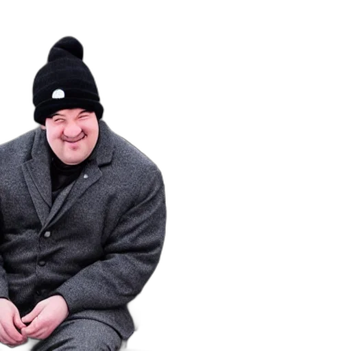 hat, jacket, staff, face transparent PNG cut-out