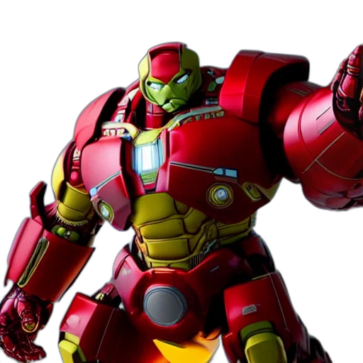 robot, 3d render, concept art, comic book art transparent PNG cut-out