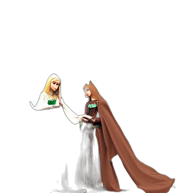 dress, staff, sword, weapon transparent PNG cut-out