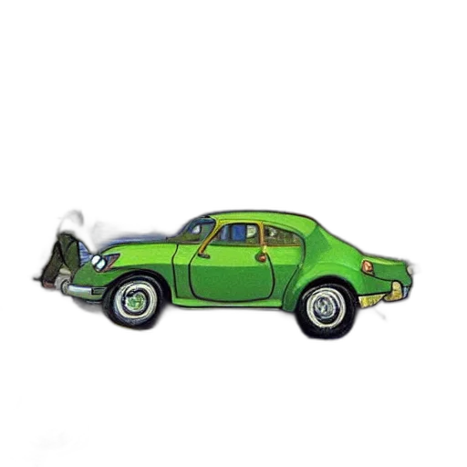 car, 3d render, concept art, photorealistic transparent PNG cut-out