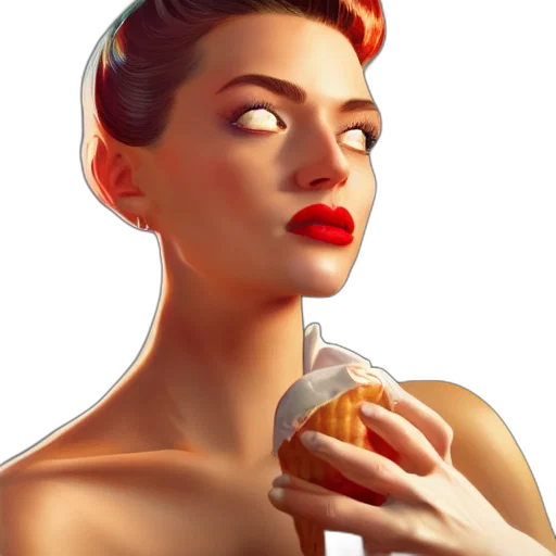 face, food, jewelry, dress transparent PNG cut-out