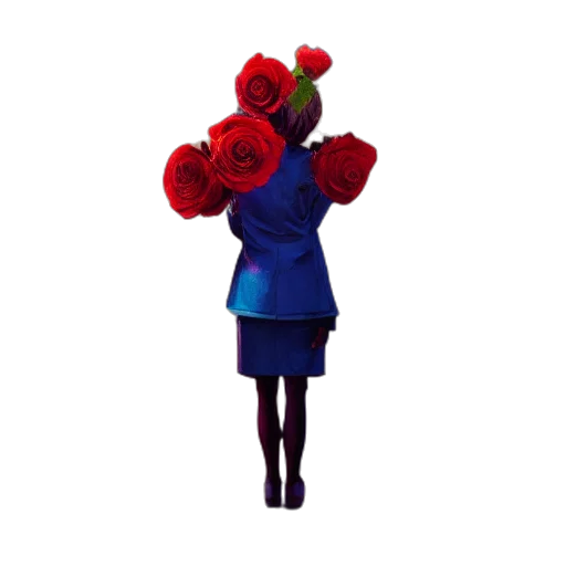 flower, dress, crown, hat transparent PNG cut-out