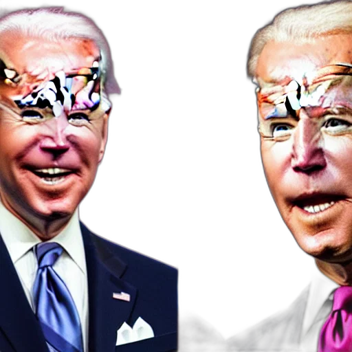 mask, vaporwave, joe, biden transparent PNG cut-out