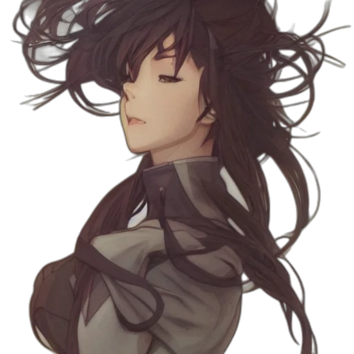 hair, jacket, face, crown transparent PNG cut-out