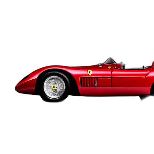 car, animal, 3d render, photorealistic transparent PNG cut-out