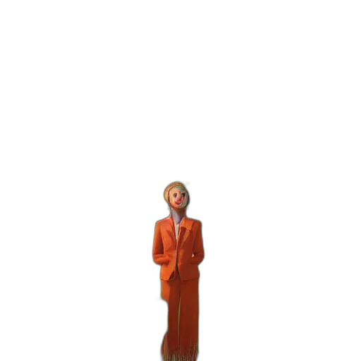 dress, staff, jacket, creature transparent PNG cut-out