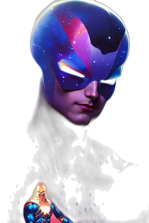 mask, face, crown, robot transparent PNG cut-out