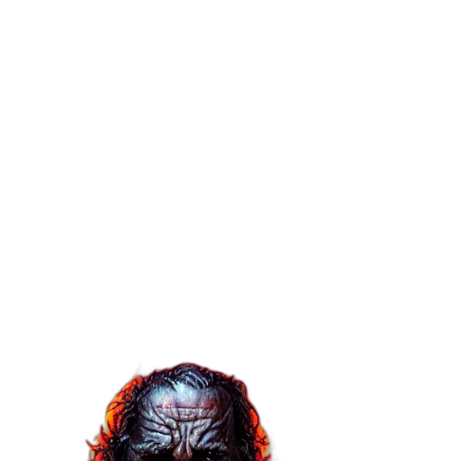 mask, face, hair, creature transparent PNG cut-out