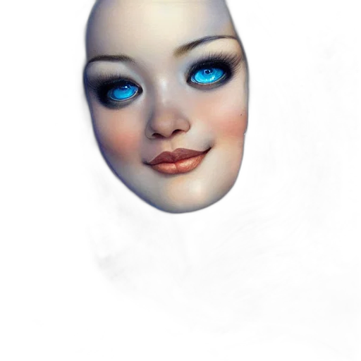 face, mask, robot, creature transparent PNG cut-out