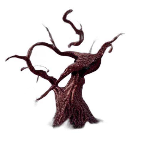 tree, creature, staff, crown transparent PNG cut-out