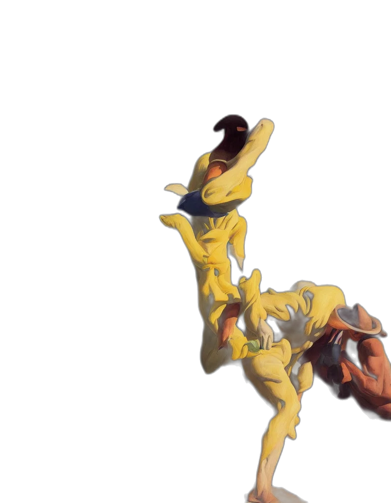 dragon, animal, creature, staff transparent PNG cut-out