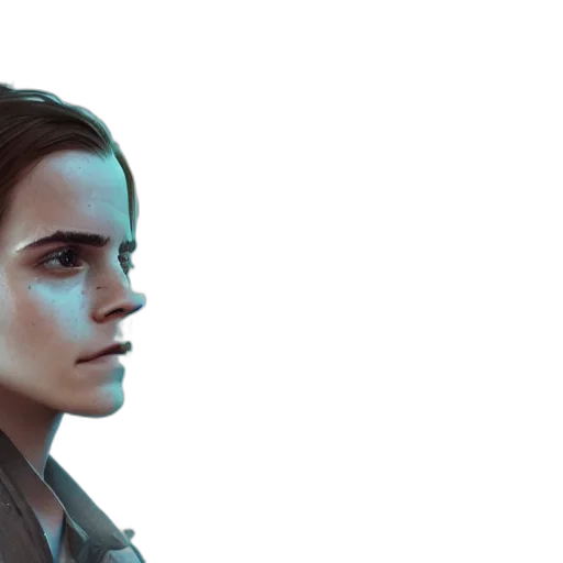 face, robot, jacket, concept art transparent PNG cut-out