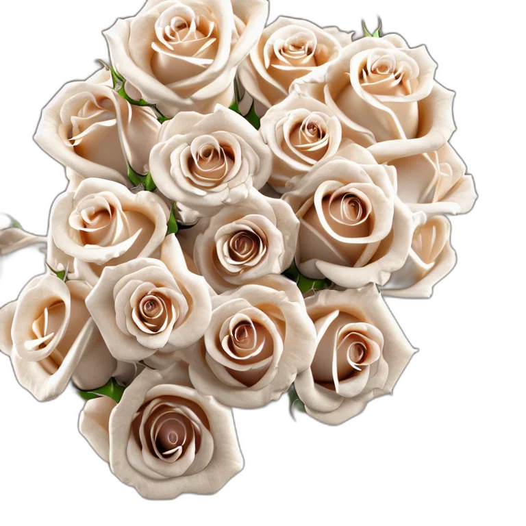 flower, crown, jewelry, 3d render transparent PNG cut-out