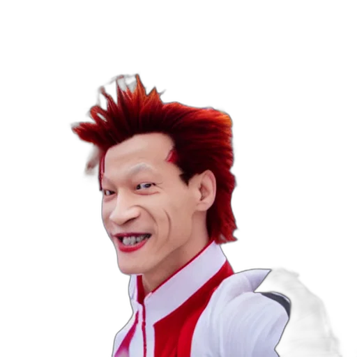 hair, face, creature, jacket transparent PNG cut-out