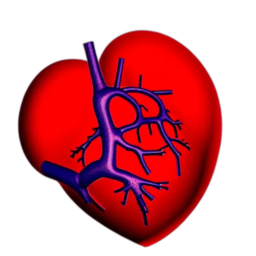 3d render, close, anatomical, model transparent PNG cut-out