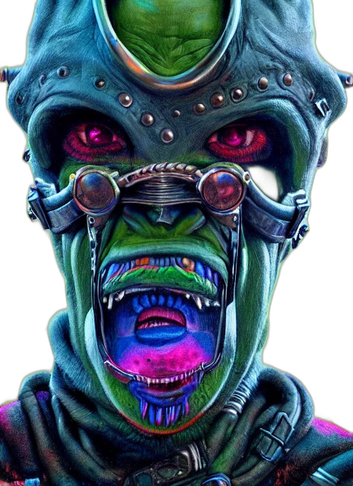mask, robot, face, creature transparent PNG cut-out