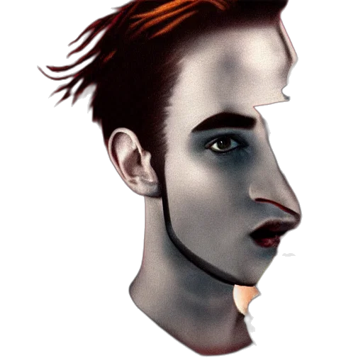 face, mask, hair, robot transparent PNG cut-out