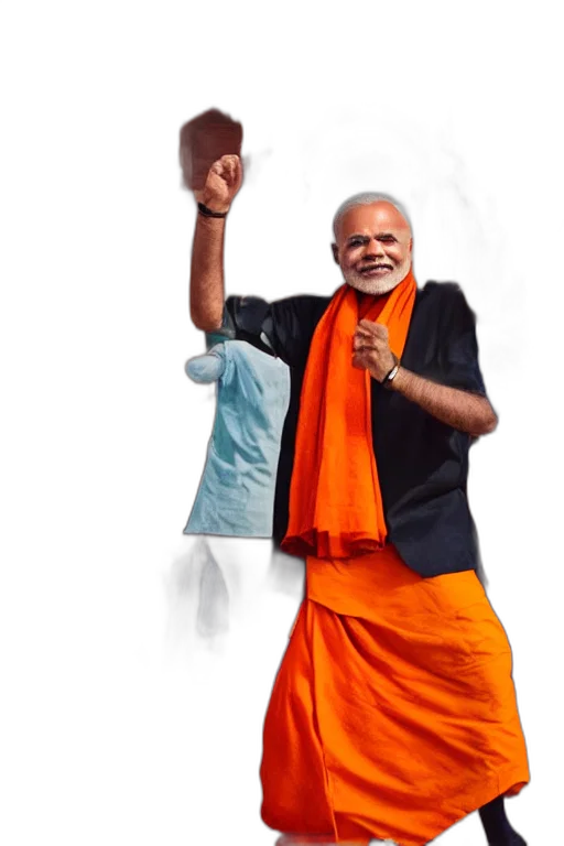 staff, narendra, modi, dancing transparent PNG cut-out